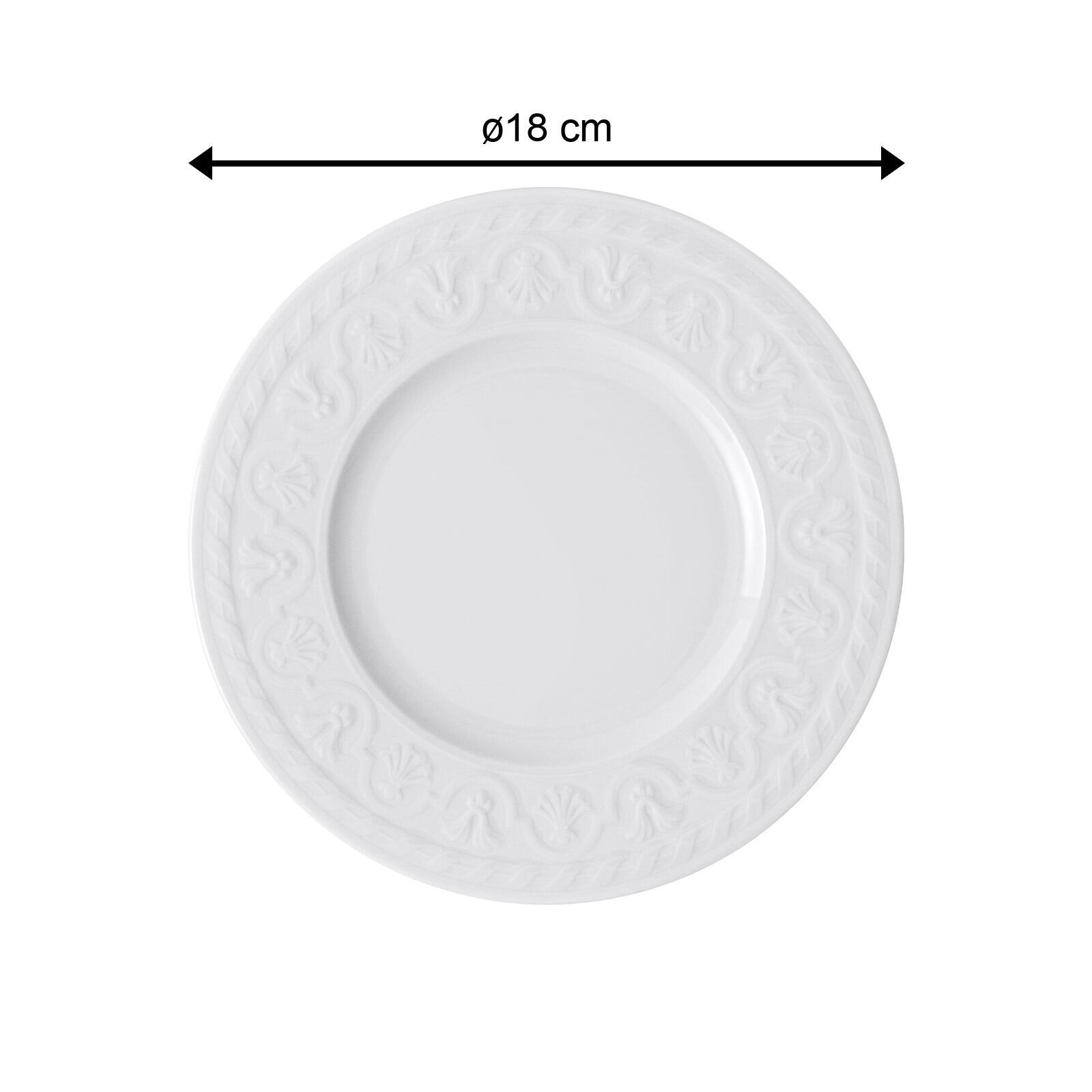 BROTTELLER Cellini weiß ø 18 cm 6er Set - Weiß, Keramik (18cm) - Villeroy & Boch