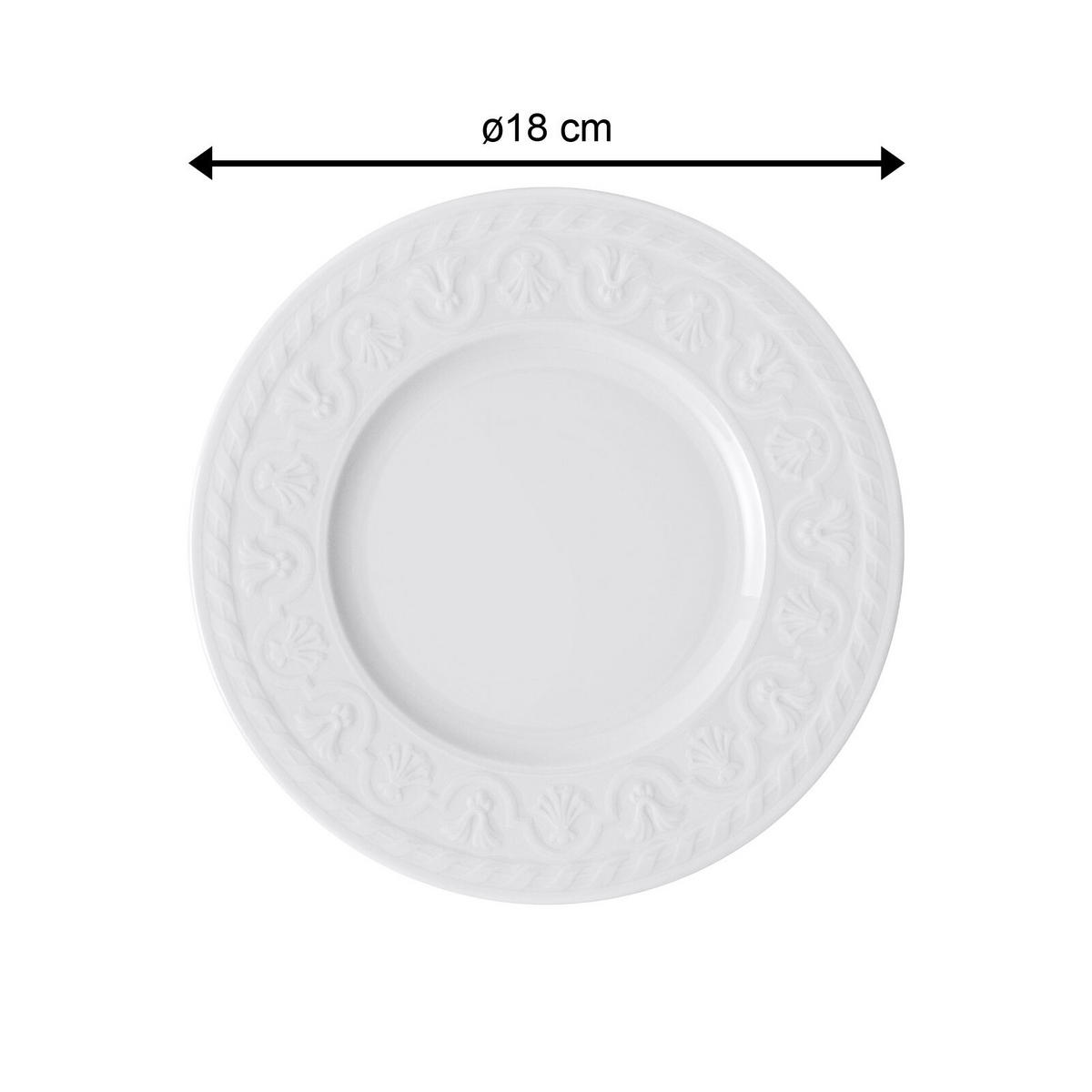 BROTTELLER Cellini weiß ø 18 cm 6er Set - Weiß, Keramik (18cm) - Villeroy & Boch