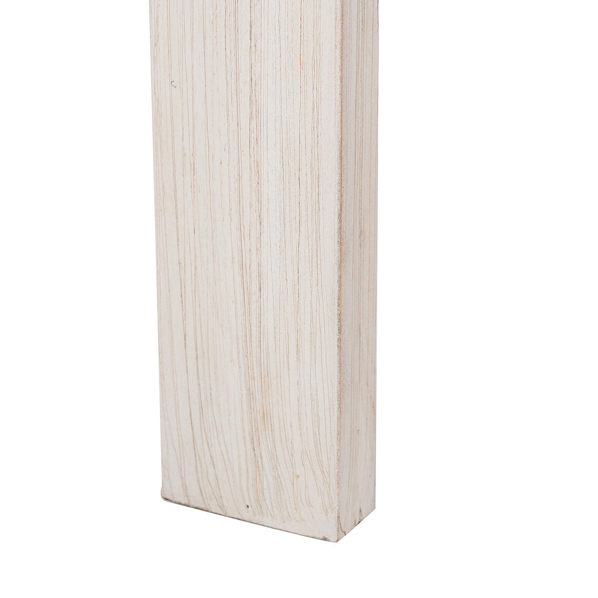 ESSTISCH - Akazie massiv - Akazie Stone / Antik Weiß - Weiß, Akazienholz/Holz (90/175/76cm) - home24