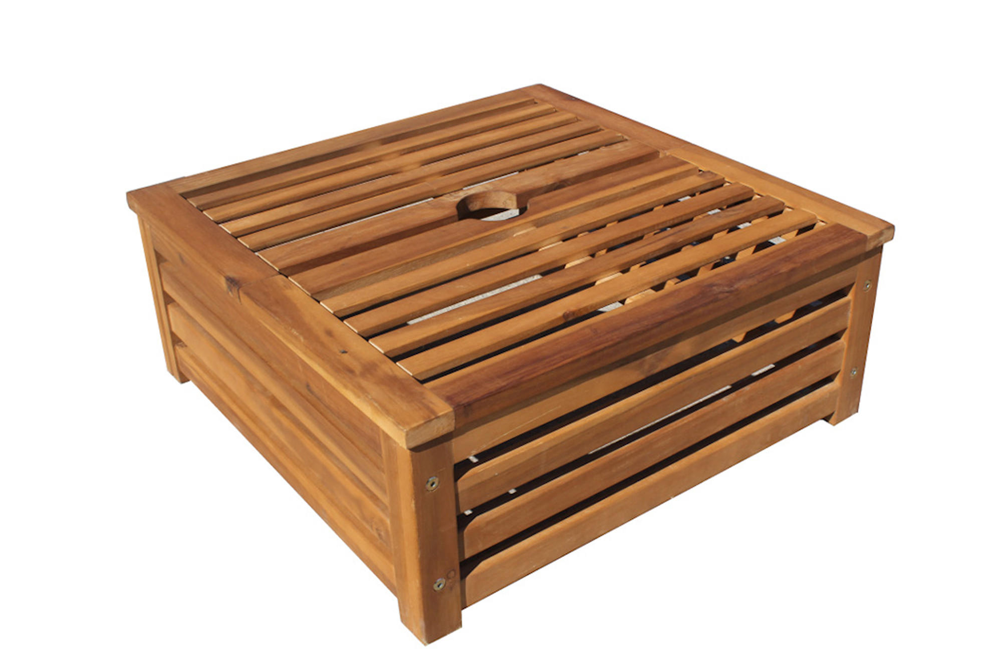 SCHIRMSTÄNDER-VERKLEIDUNG Stefan Akazie Natur 23x58x58cm - Hellbraun, Holz (58/58cm) - DELUKE