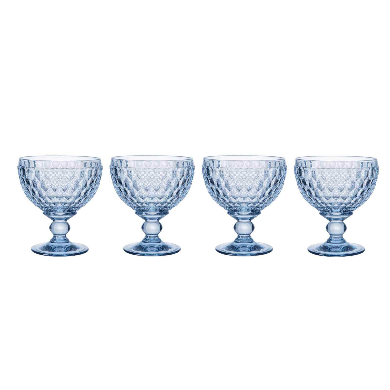 SEKTSCHALEN Boston Coloured Blau 398 ml 4er Set - Blau, Glas (0.398L) - Villeroy & Boch