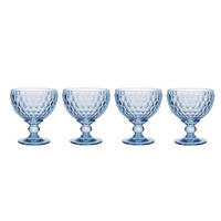 SEKTSCHALEN Boston Coloured Blau 398 ml 4er Set - Blau, Glas (0.398L) - Villeroy & Boch