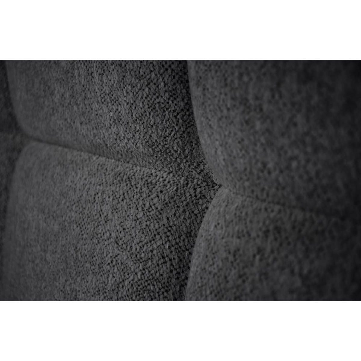 POLSTERBETT Nostro mit Bettkasten 140x200 cm dunkelgrau - Dunkelgrau/Schwarz, Textil (140/200cm) - Beautysofa