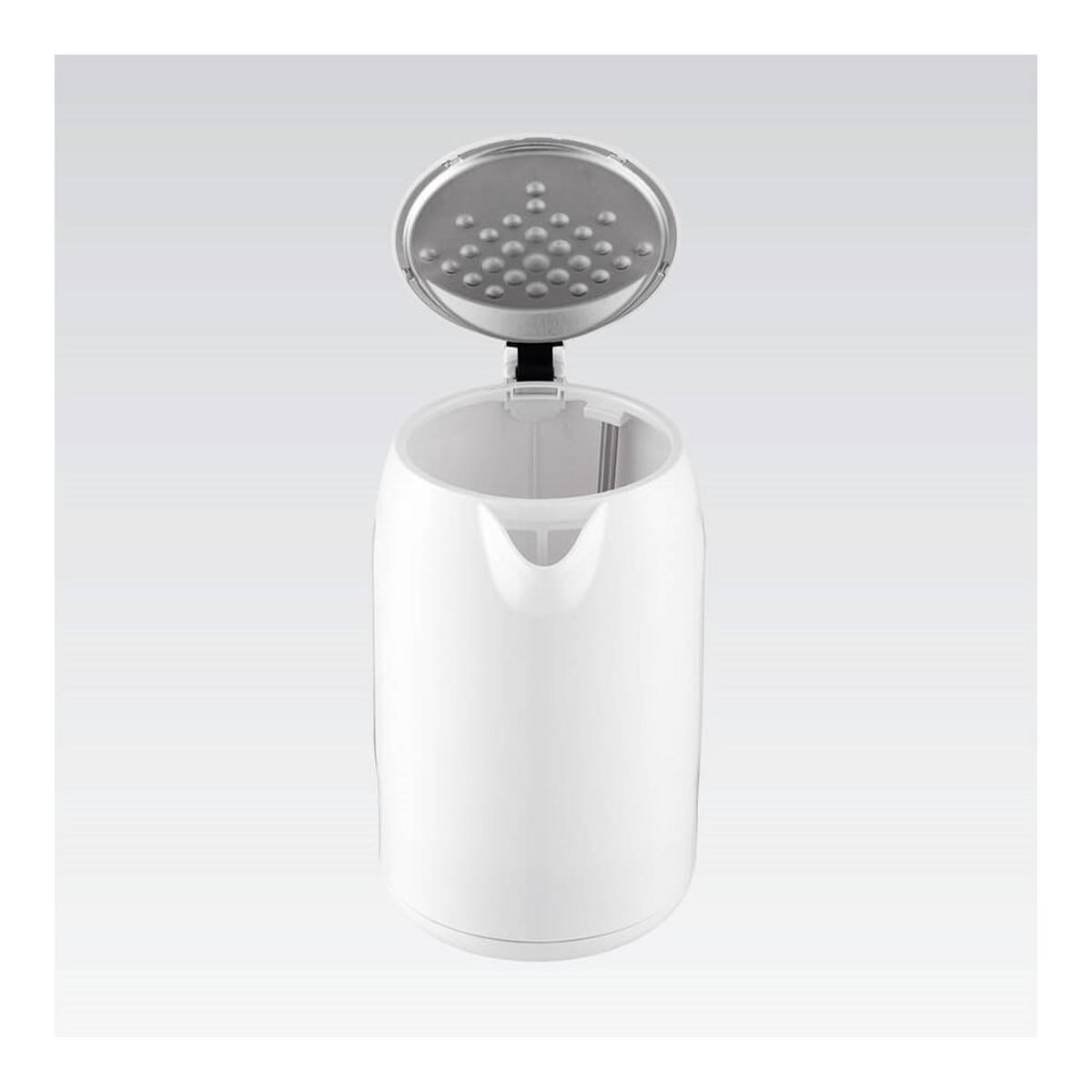 WASSERKOCHER ELEKTRISCH Weiß 15.5/15.5/25 cm MR022WHITE - Weiß, Kunststoff (15.5/25/15.5cm) - Maestro 