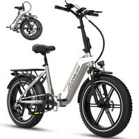 E-BIKE Klapprad R2 20×4.0", 499,2 Wh, 7-Gang, Aluminiumrahmen - Goldfarben, Metall (30cm) - ECORUSH