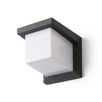 AUSSENLEUCHTE HIDE SQ Anthrazitgrau 15 W IP44 - Grau, Metall (19/16/16cm) - Rendl