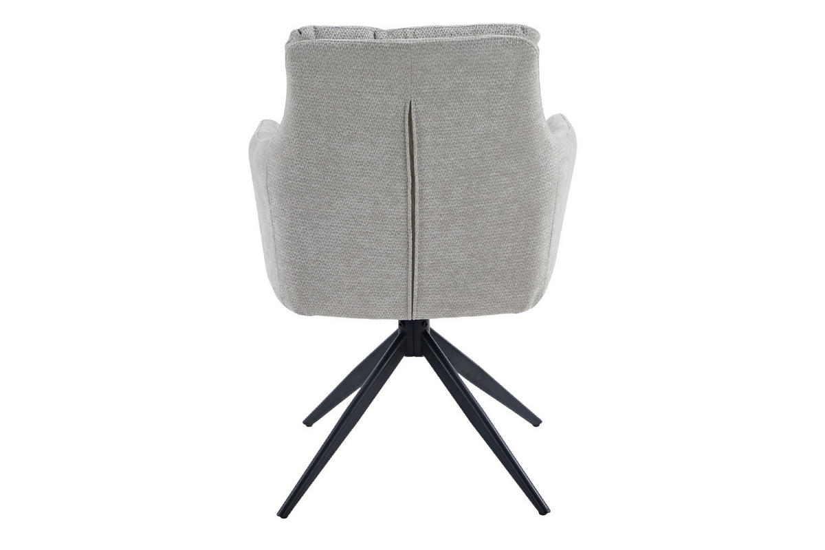 ESSZIMMERSTUHL Berlin, Webstoff, Hellgrau - Beige, Textil (70/88/46cm) - dasmöbelwerk