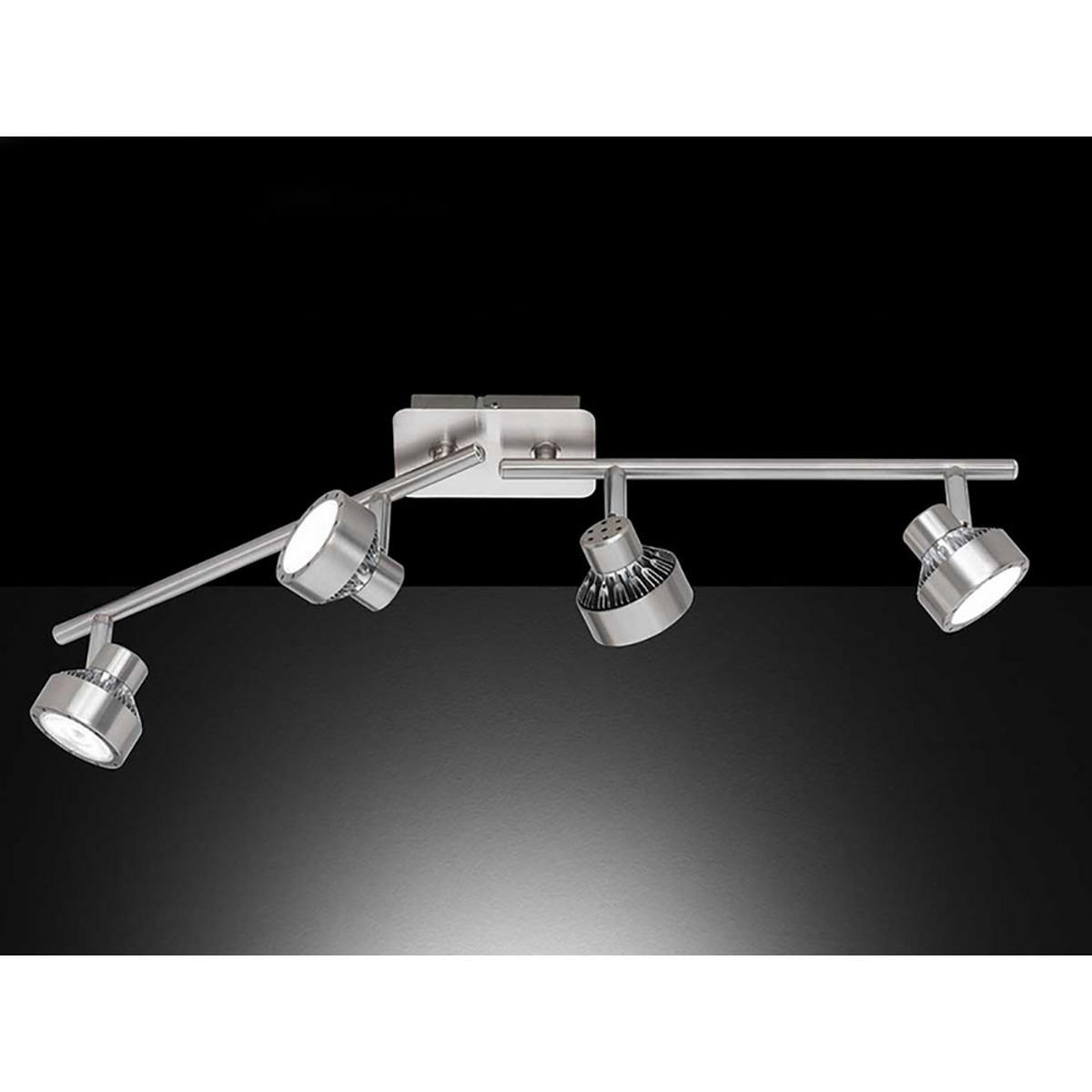 LED DECKENLEUCHTE Metall Silber - Silberfarben, Metall (61/8/14cm) - Wofi