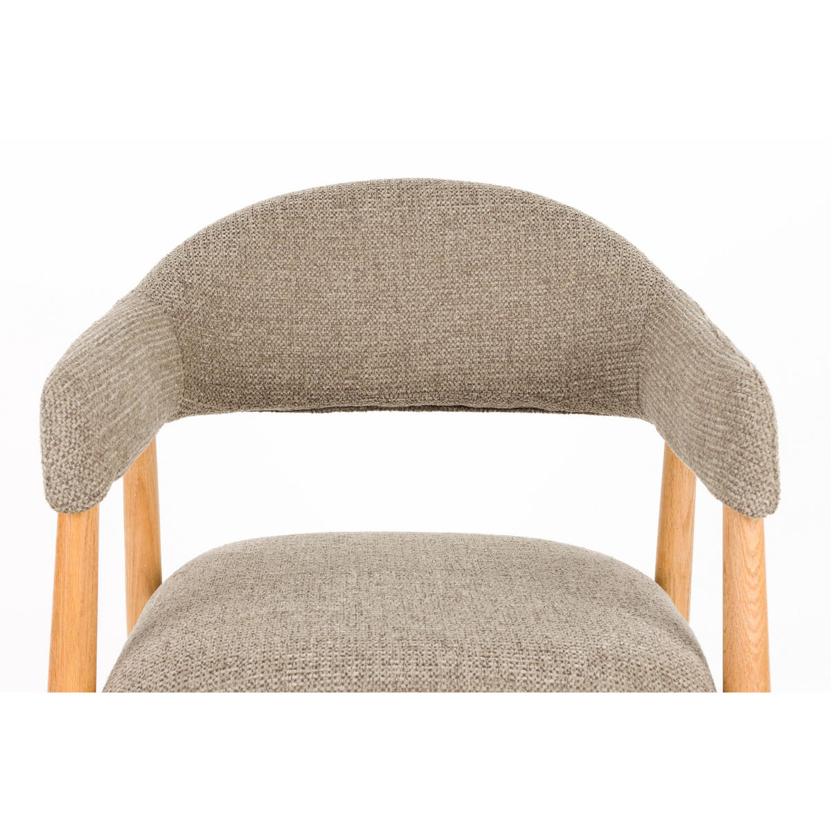 ESSZIMMERSTUHL Indy Dunkelbraun/ Beige - 2 er Set - Braun, Textil (56/81/54cm) - Housecraft Living