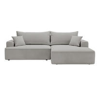 ECKSOFA California Hellgrau Rechts - Hellgrau, Holz/Textil (270/165cm) - Graingold