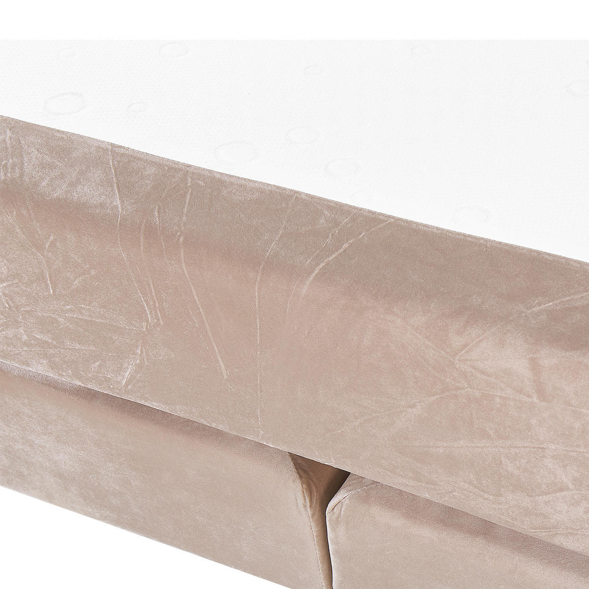 BOXBETT 160/200 cm Pastellrosa Marquise - Pink, Textil (160/200cm) - Beliani