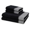 FROTTIERSET Brooklyn 4-teilig - Schwarz, Textil (50/100cm) - MÖVE