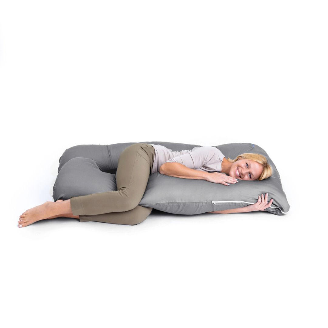 KOMFORTKISSEN - Bambus Grau - Grau, Textil (100/150cm) - KomfortKissen