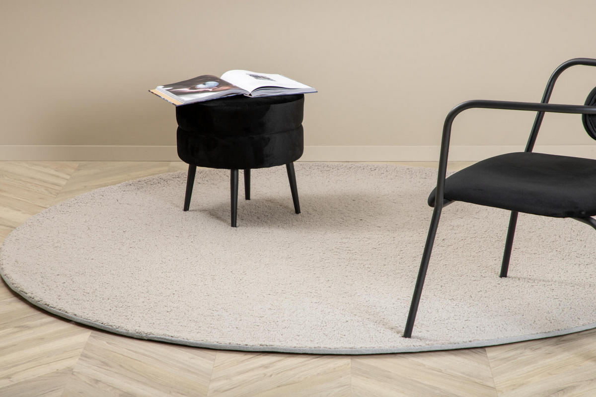 WOHNZIMMERTEPPICH TEDDY Grau 200x200x2 cm - Grau, Textil (200/200cm) - FURNLUX
