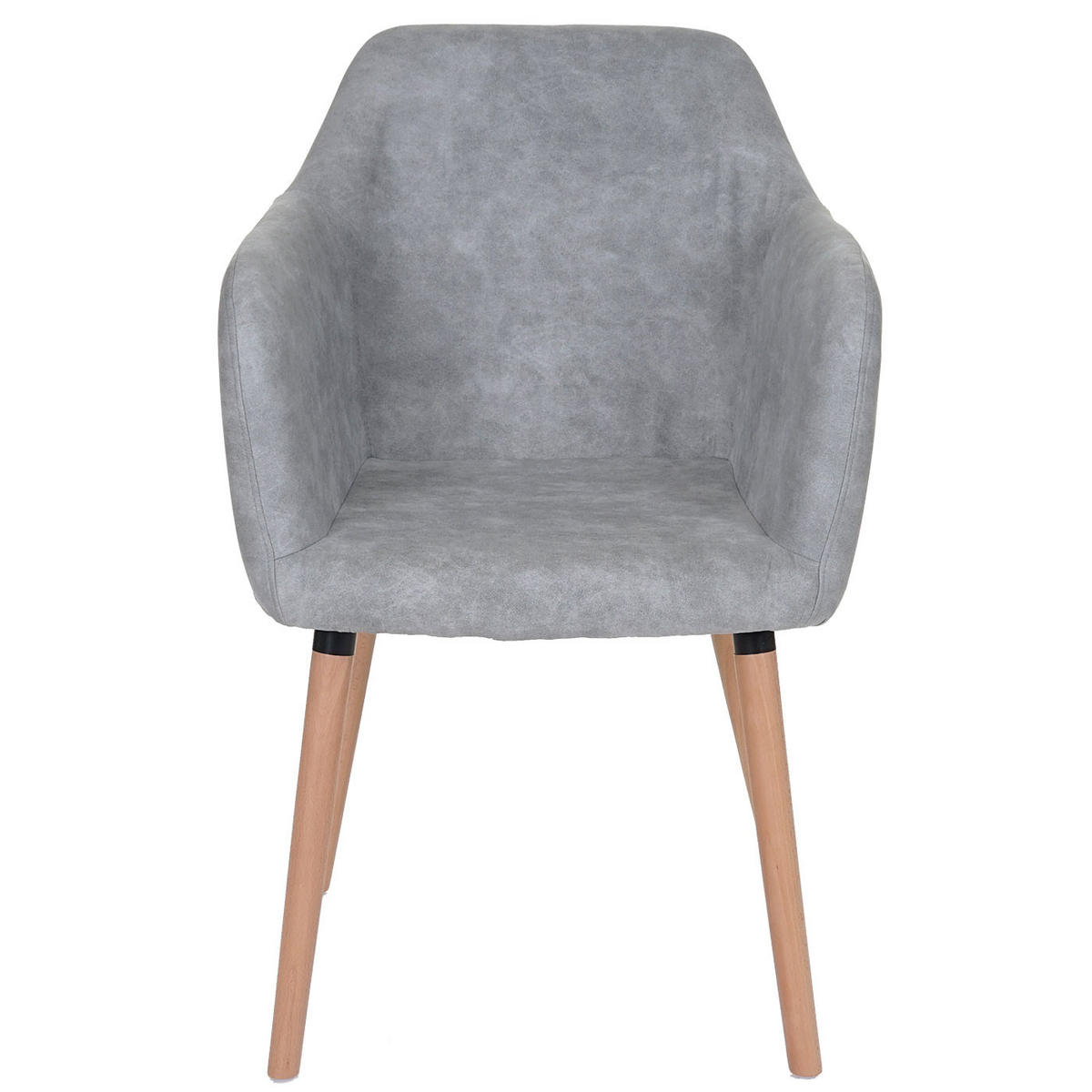 ESSZIMMERSTUHL Beton Dekor - Grau, Textil (58/88/64cm) - MCW