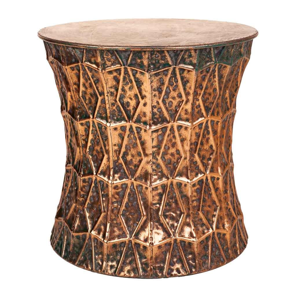 Wanderlust Hocker Gold 35.5x34x35.5 cm