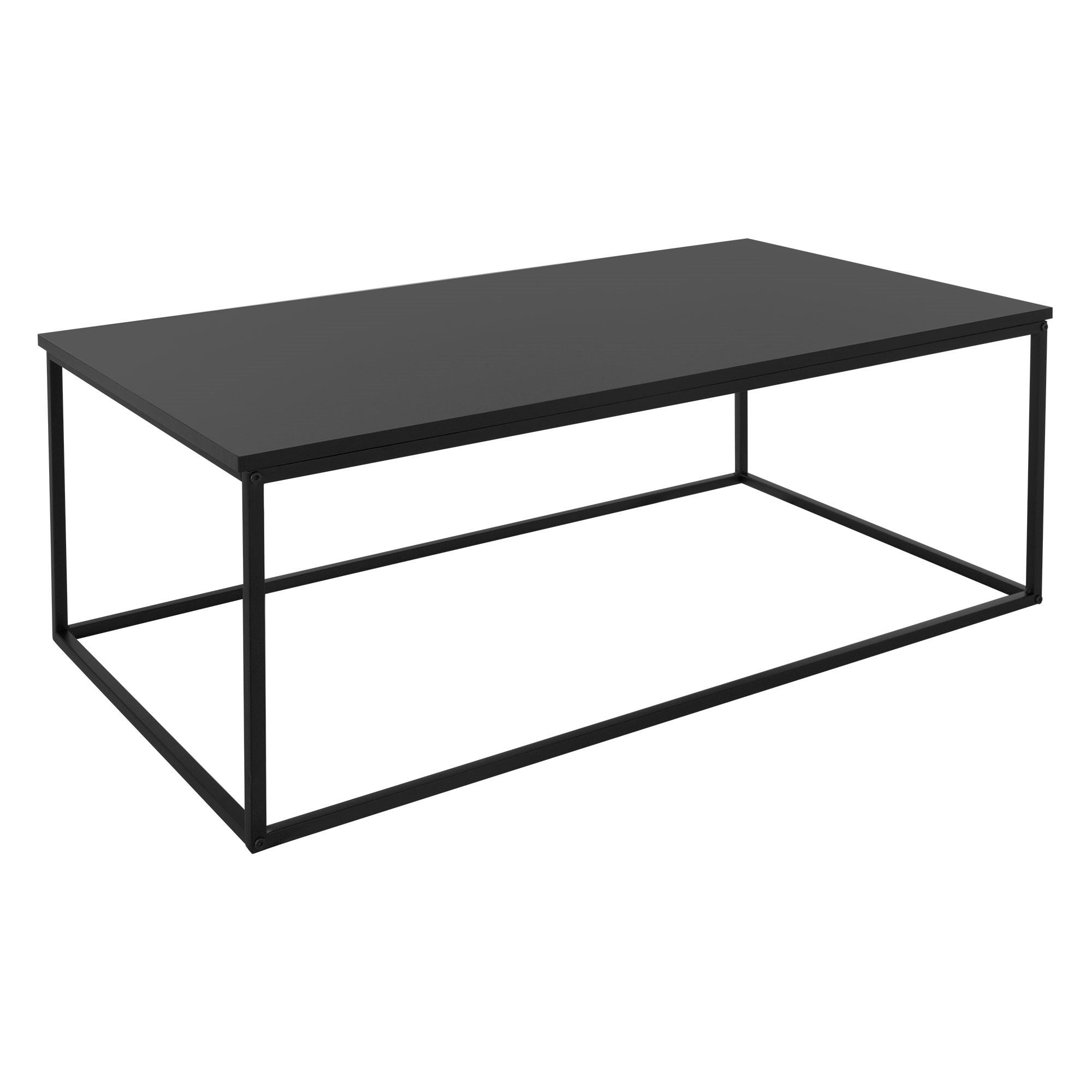 COUCHTISCH - Schwarz, Metall (110/59/39.5cm) - ML-DESIGN