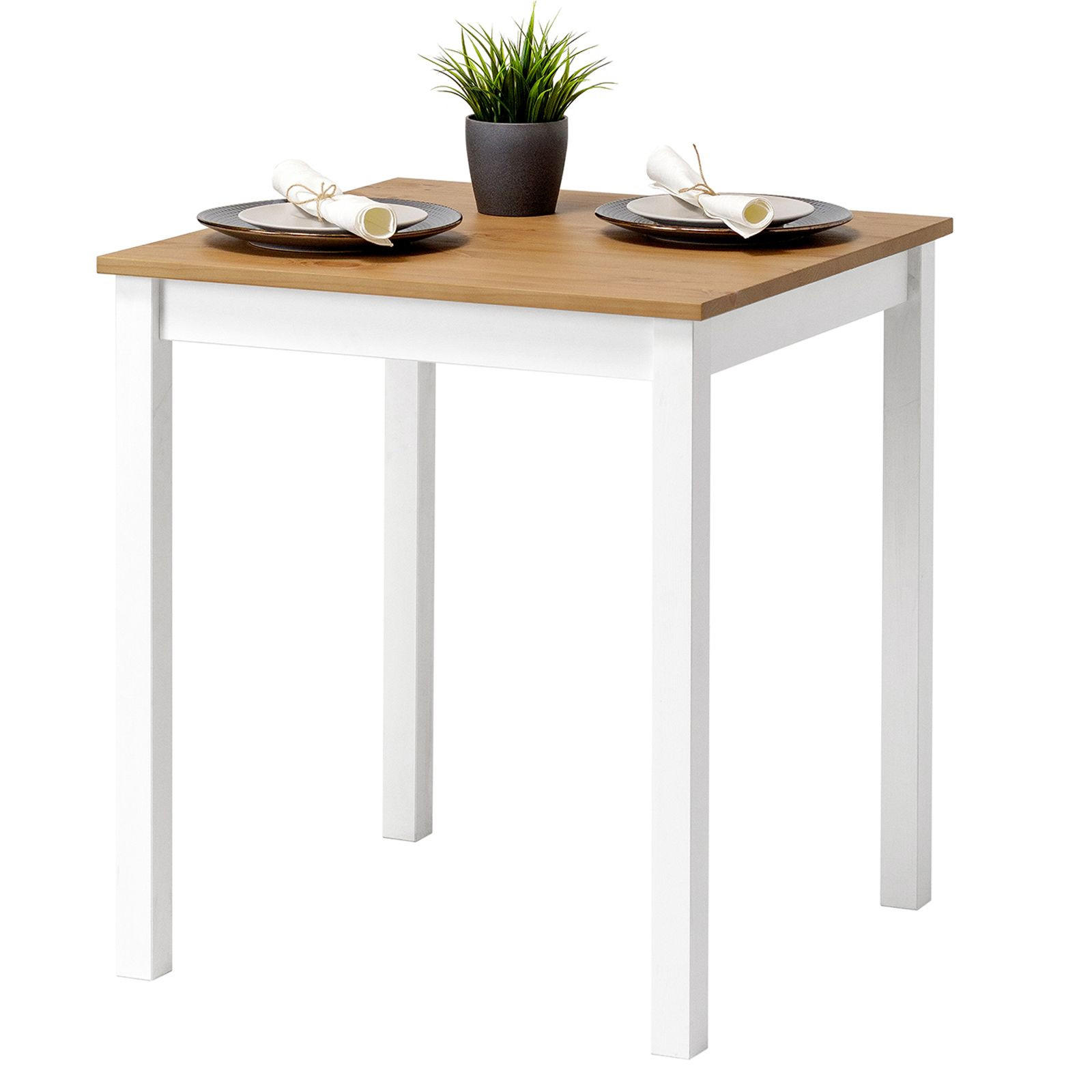 ESSTISCH Massivholz 68/68/75 cm - Braun, Holz (68/68/75cm) - hagge home