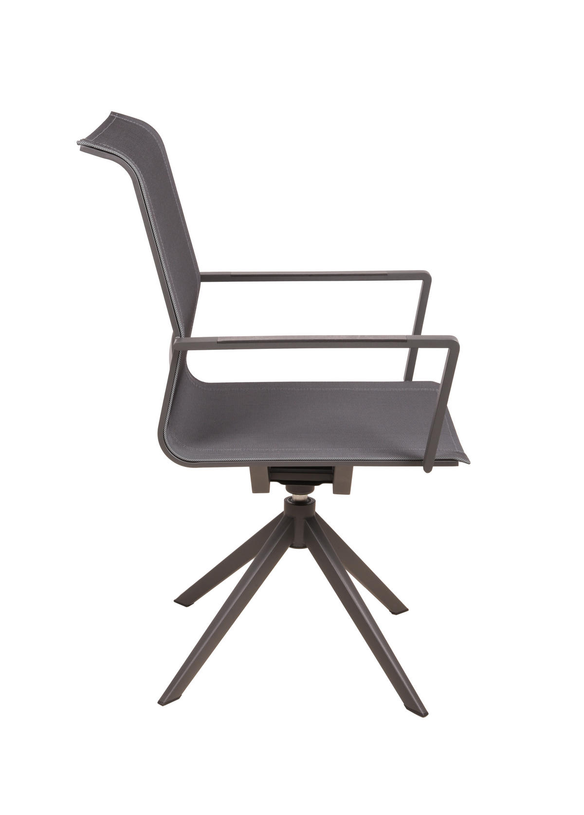GARTENSTUHL Emma 2er Set Anthrazit 95x54x63cm - Anthrazit, Kunststoff (54/95/63cm) - DELUKE