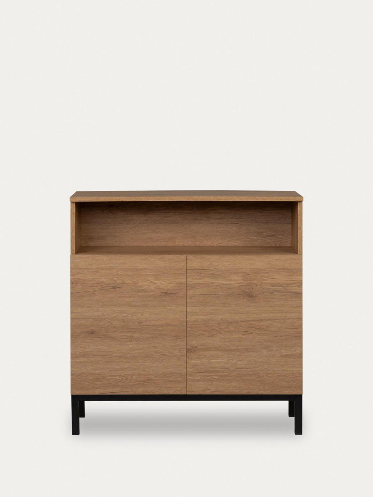 SCHUHSCHRANK Kolb Natur 80 cm x 82 cm - Braun, Holzwerkstoff (80/82/30cm) - Kenay Home