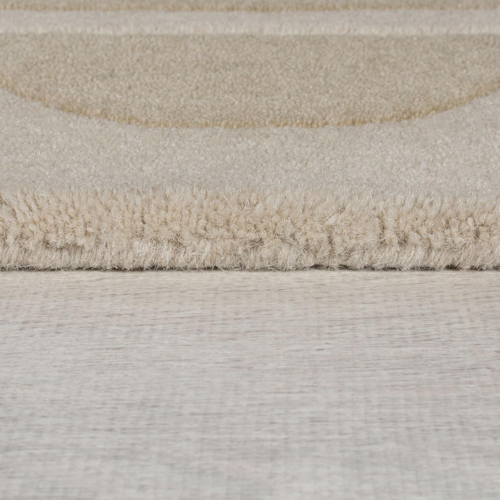 Thumbnail - Kadima Design Wollteppich, Beige, Textil, Grafikmuster, Rechteckig, 80x230 cm, in verschiedenen Größen erhältlich, Teppi...
