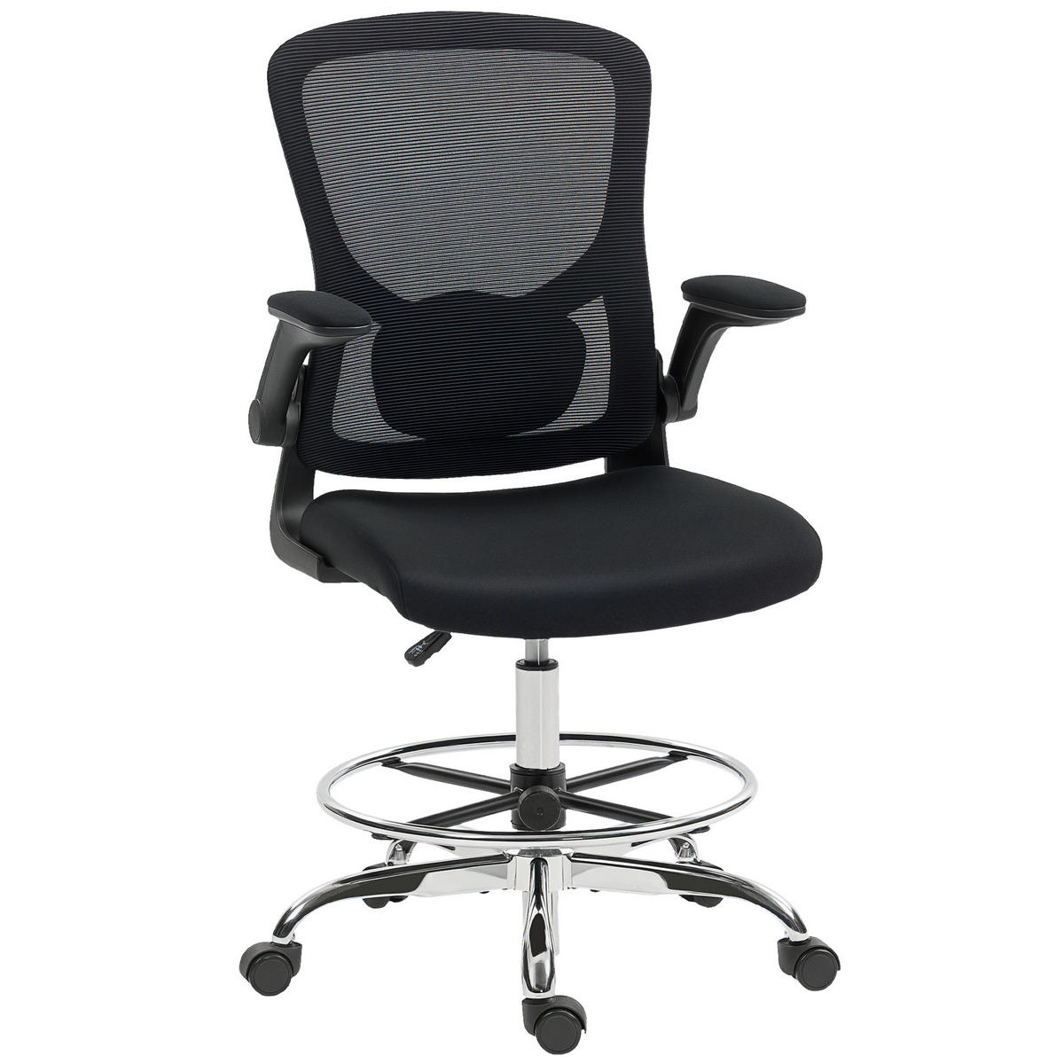 DREHSTUHL DE-05254 Lendenstütze, höhenverstellbar & drehbar Schwarz - Schwarz, Metall (60/132/60cm) - ComfortXL