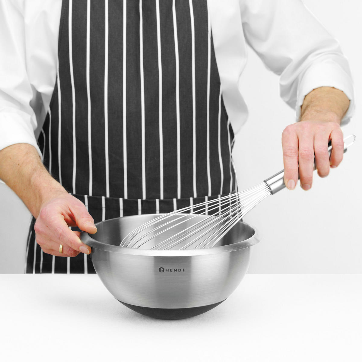 SCHÜSSEL 3443532 - Weiß, Keramik (10cm) - Hendi