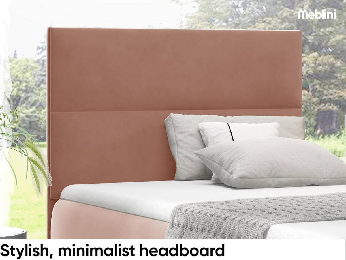 KINDERBETT MINO 1 - Pink, Holzwerkstoff (84/208cm) - Meblini