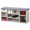SCHUHSCHRANK mit Sitz und Schublade 101/29/48 cm - Beige, Holzwerkstoff (29/48/101cm) - Kesper