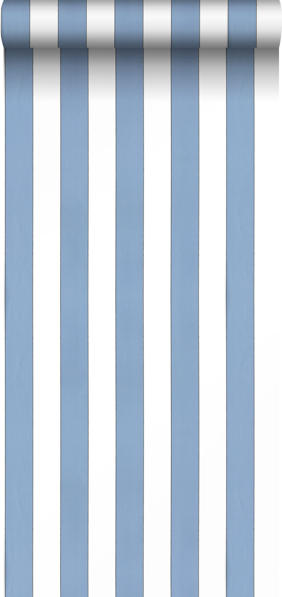 TAPETE Streifen 53 cm x 10.05 m - Blau, Papier (53/0.1cm) - Sanders & Sanders