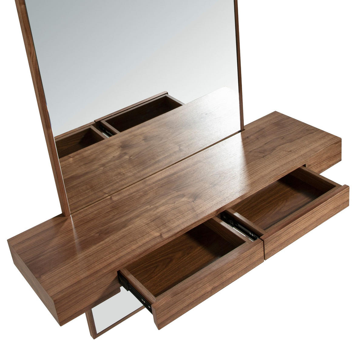 WANDSPIEGEL Wandspiegel Rechteckig Walnuss 120/35/180 cm - Walnussfarben, Holz (35/120/180cm) - ANGEL CERDA