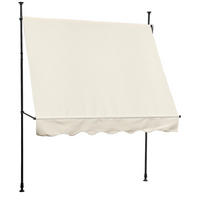 KLEMMMARKISE 200x150cm Beige - Beige, Textil (200/300/150cm) - SVITA