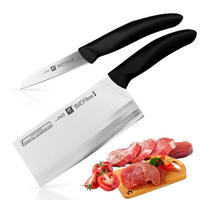 MESSER-SET Style Silber 2-Teilig - Silberfarben, Kunststoff/Metall - Henckels by ZWILLING