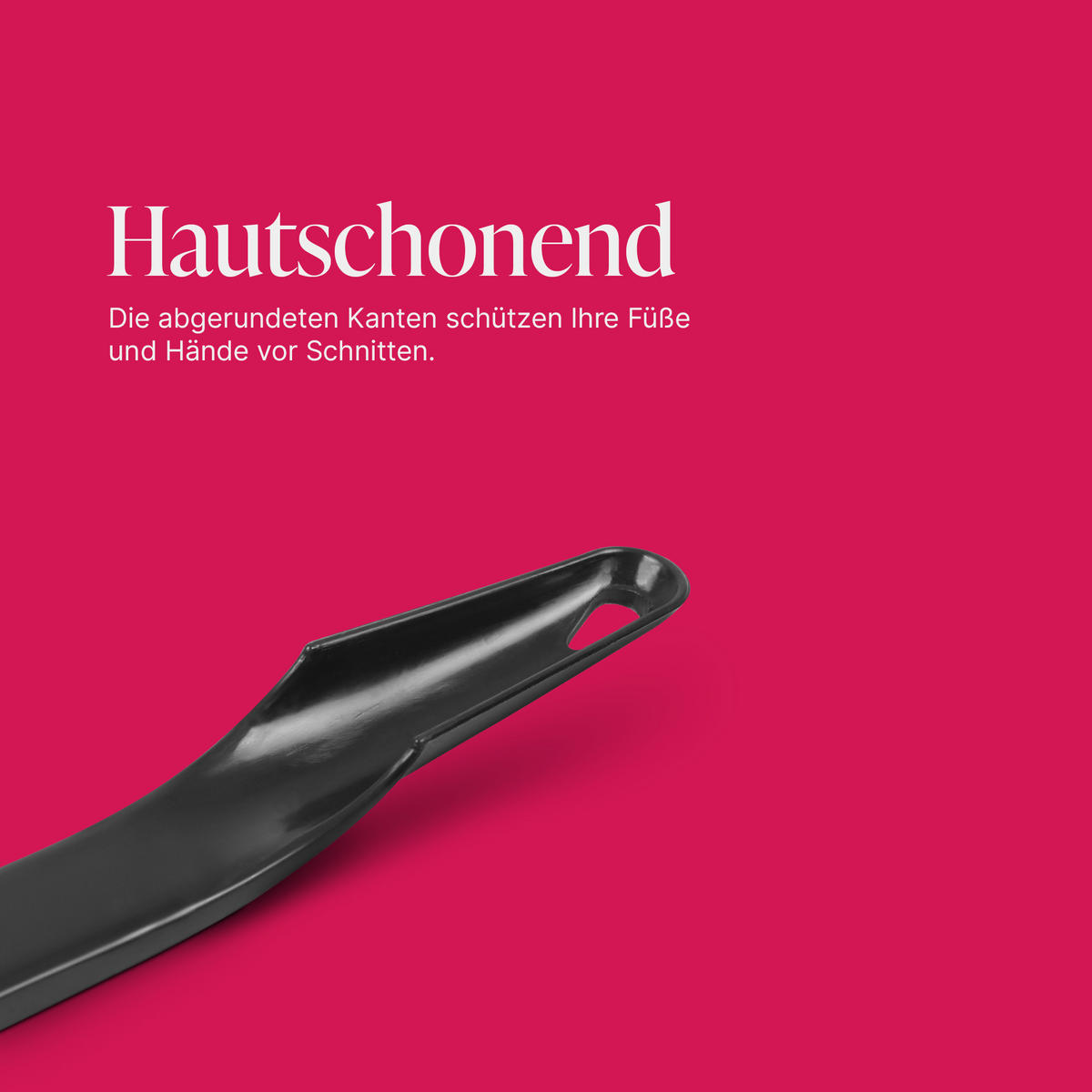 SCHUHLÖFFEL Kunststoff Schwarz 47 cm - Schwarz, Kunststoff (4/1/47cm) - ProHome