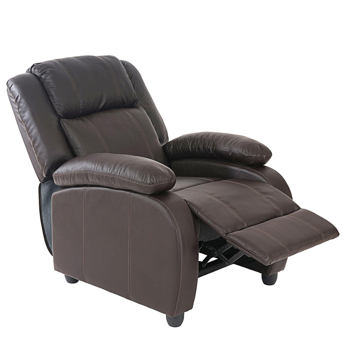 RELAXSESSEL Rehbraun - Hellbraun, Textil (84/102/93cm) - MCW