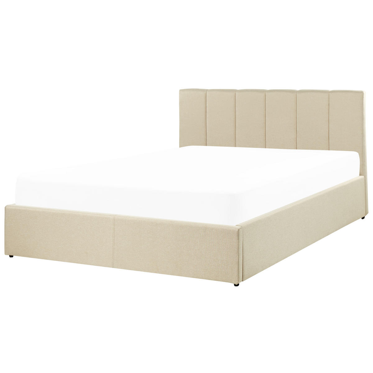 POLSTERBETT 140/200 cm Beige Dreux - Beige, Textil (140/200cm) - Beliani