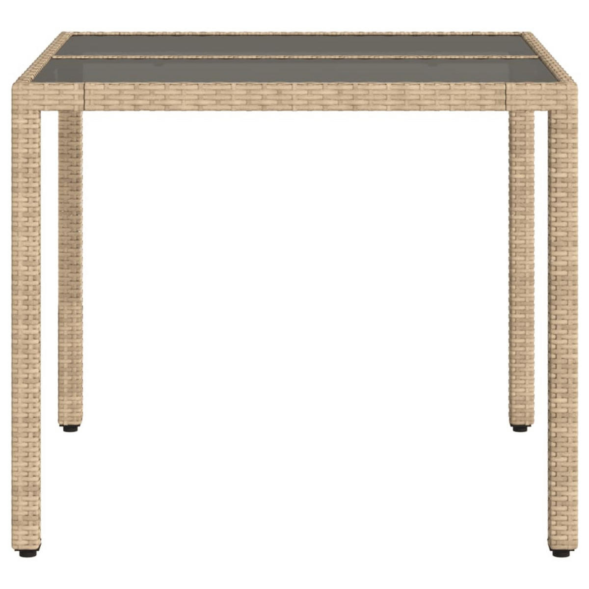 GARTENTISCH Tischger 90/75/90 cm - Beige, Naturmaterialien (90/90/75cm) - ZMH