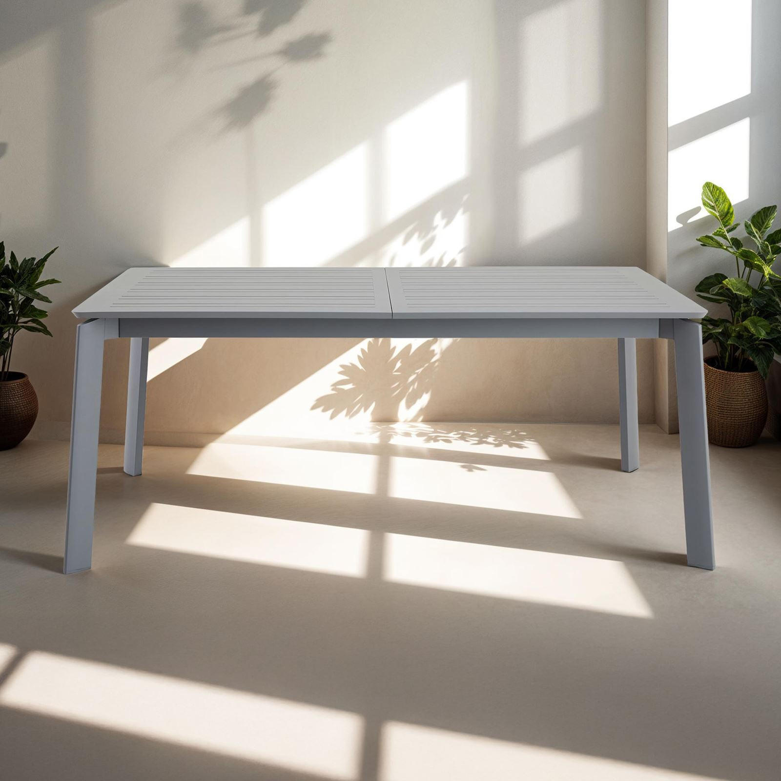 GARTENTISCH VERANO - Grau, Metall (103/180/75cm) - IDIMEX