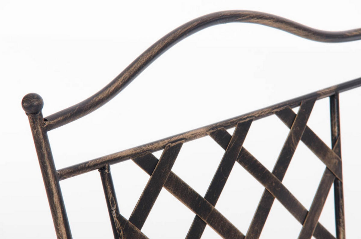 GARTENSTUHL Athan bronze - Braun, Metall (56/51/93cm) - TPFGarden