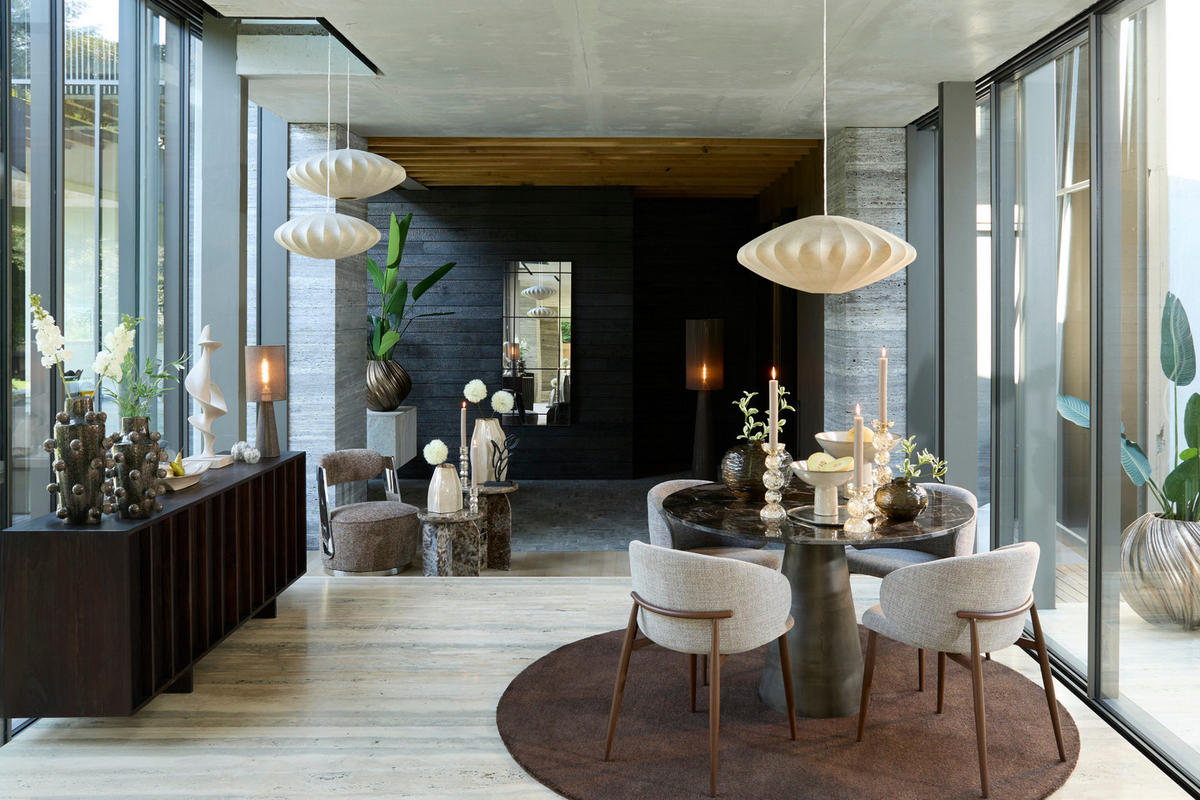 TEPPICH Arcola Braun Ø220/0,5 cm - Braun, Textil (220/220cm) - Light & Living