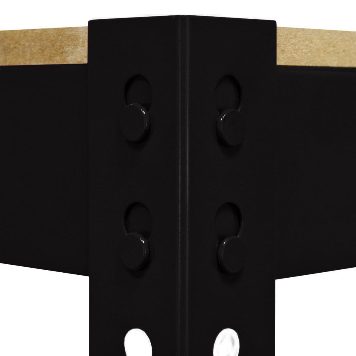 WERKBANK Q-Rax 100cm Schwarz - Schwarz, Metall (100/90/60cm) - Monstershop