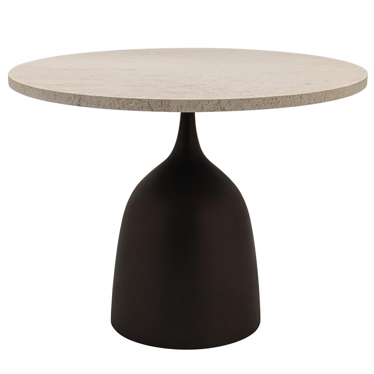 BEISTELLTISCH Patras Beige 60/60/45cm - Beige, Stein (60/60/45cm) - PTMD Collection