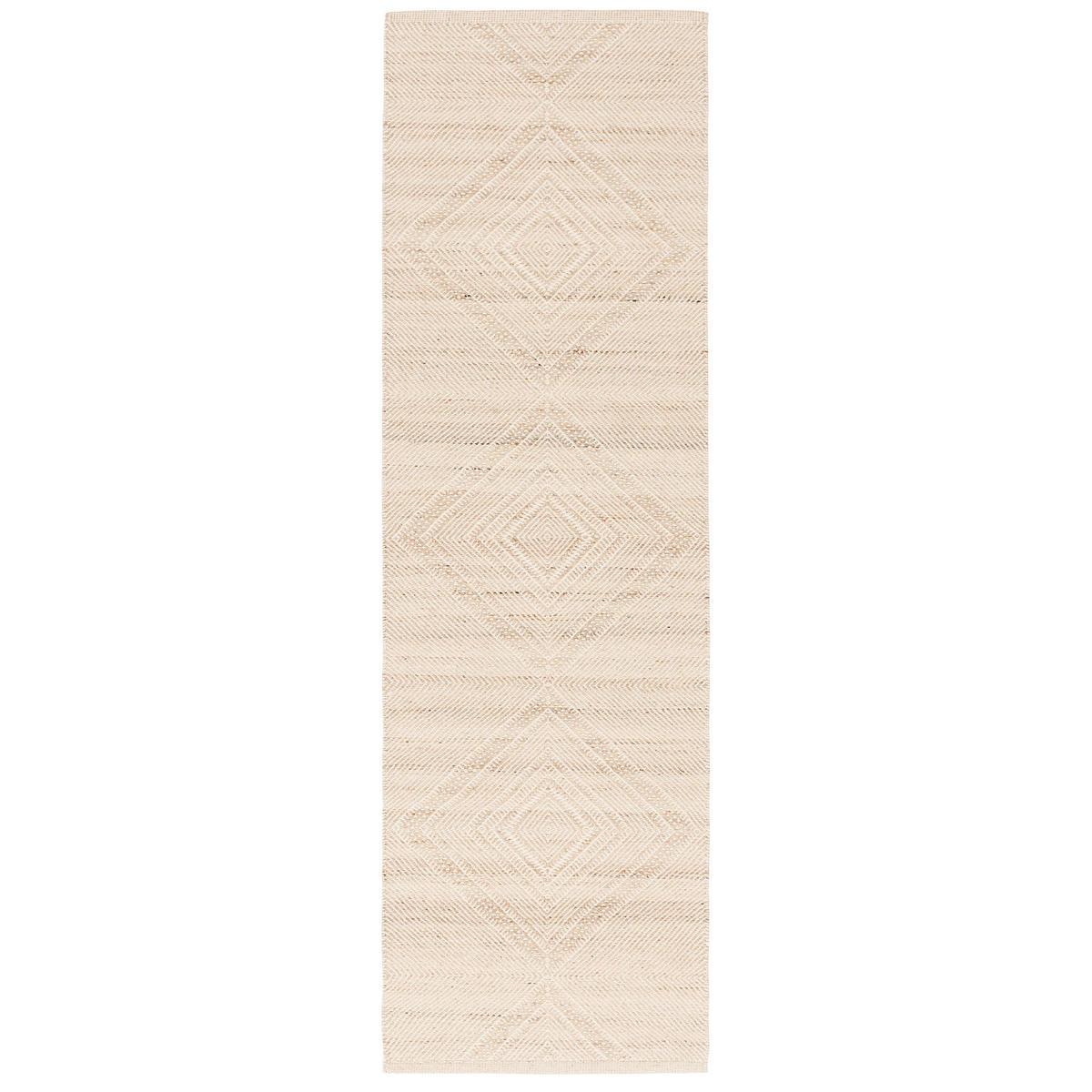 NATUR TEPPICH KELIM LÄUFER WOLLE LARA MELIERT - Naturfarben, Textil (70/130cm) - Pergamon