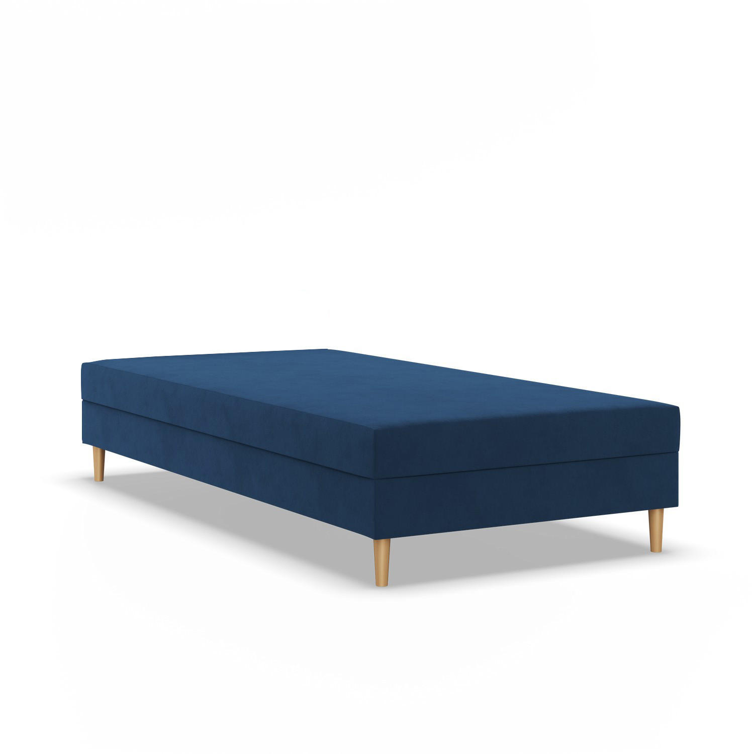 BOXBETT 90x200 CASPE, Blau - Dunkelblau, Textil (90/200cm) - Mebligo