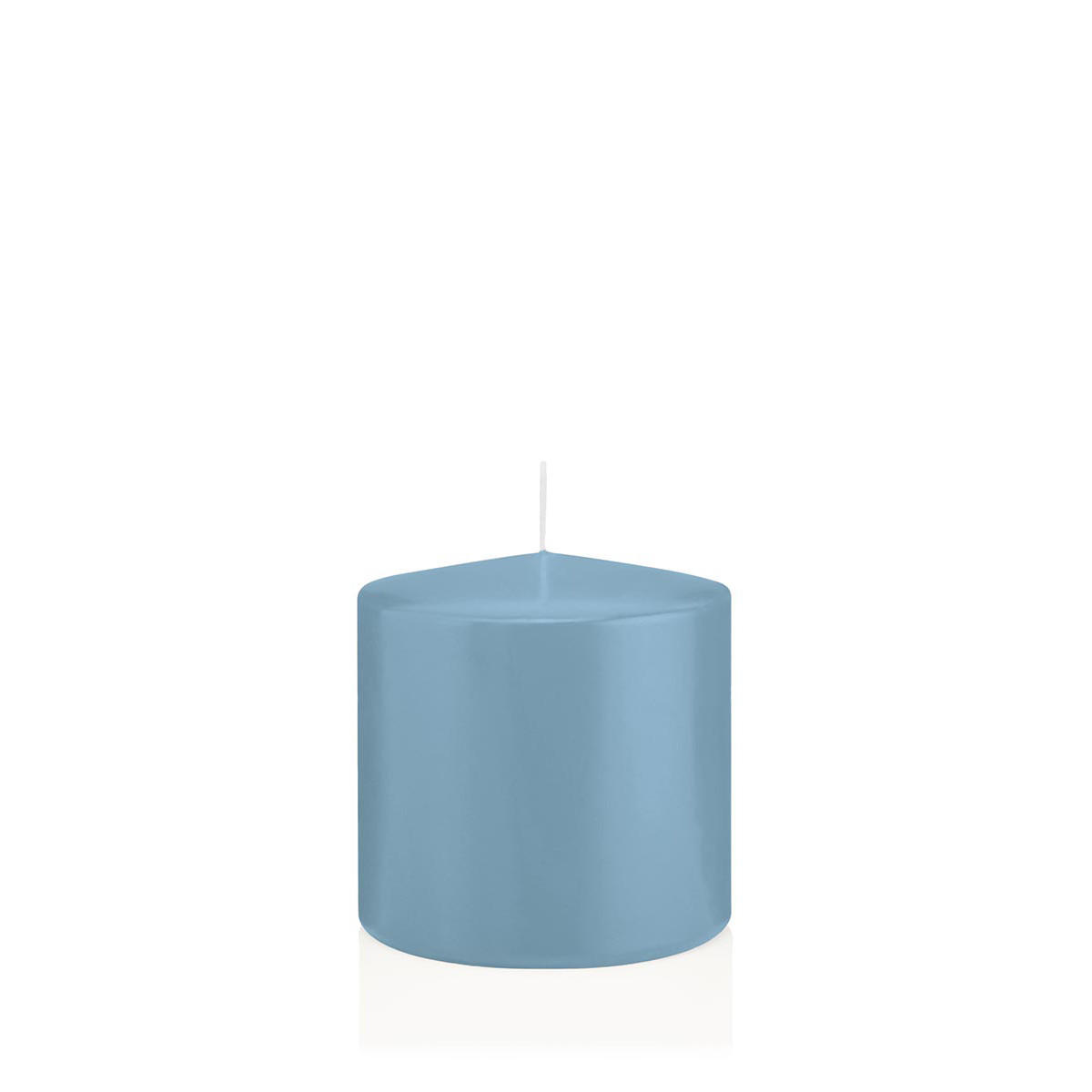 Wiedemann Kerzen Stumpenkerzen Hellblau 10 cm