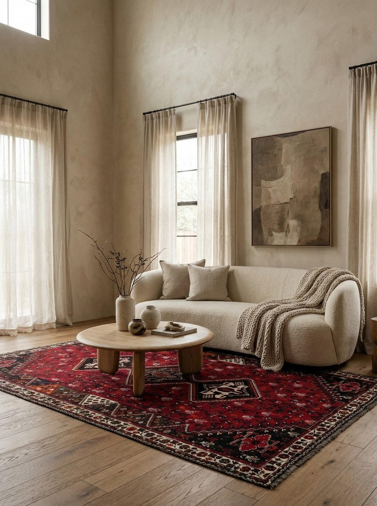 TEPPICH Gashgai Rot 270/165 cm Schurwolle - Rot, Textil (165/270cm) - Looma