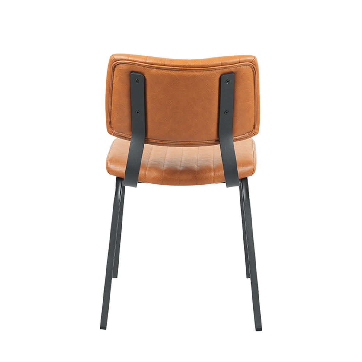 ESSZIMMERSTUHL Gusto Braun 56/46/79 cm 2er-Set - Orange, Textil (46/79/56cm) - LABEL51