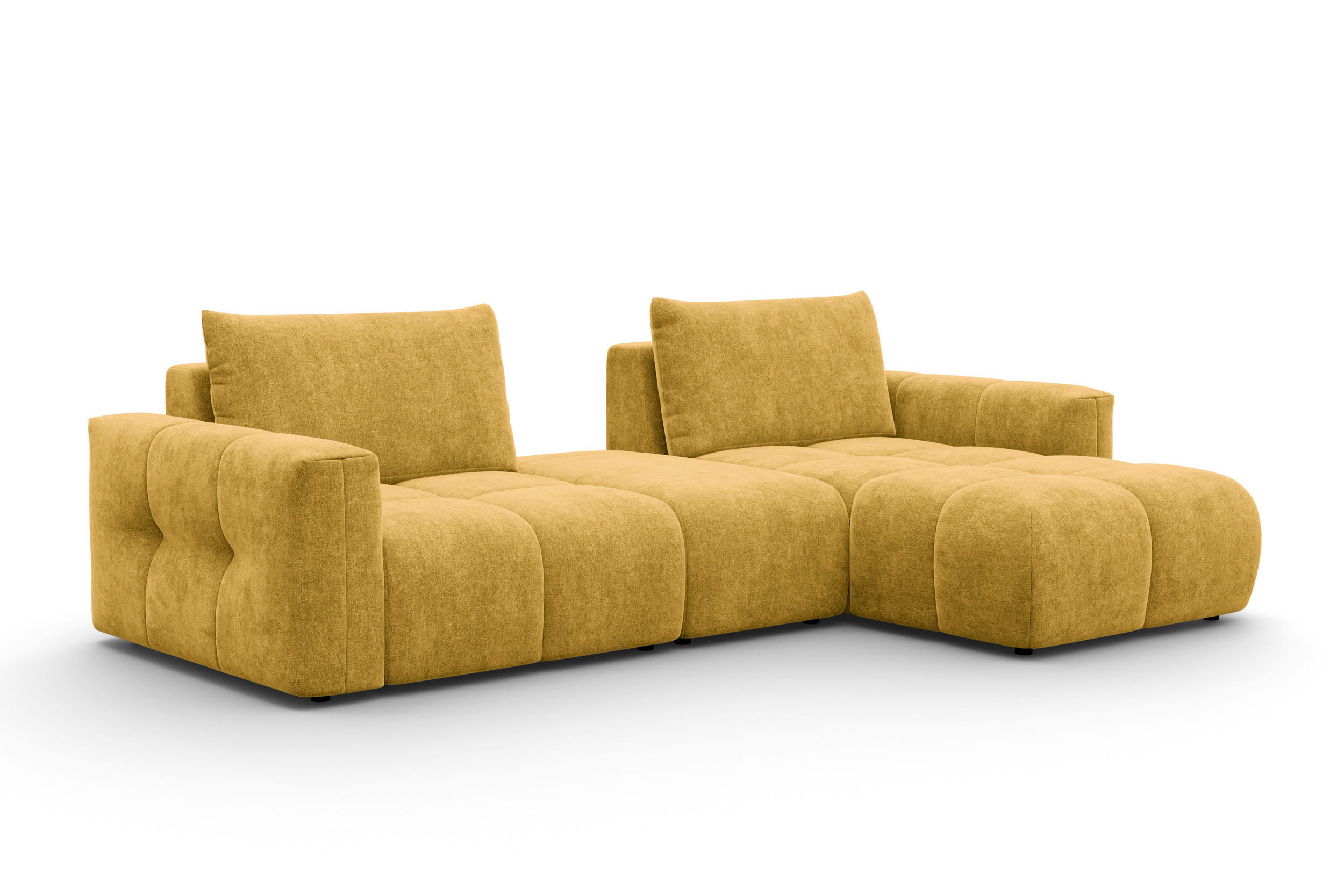 Courtois Laville Ecksofa Gelb 282x173 cm