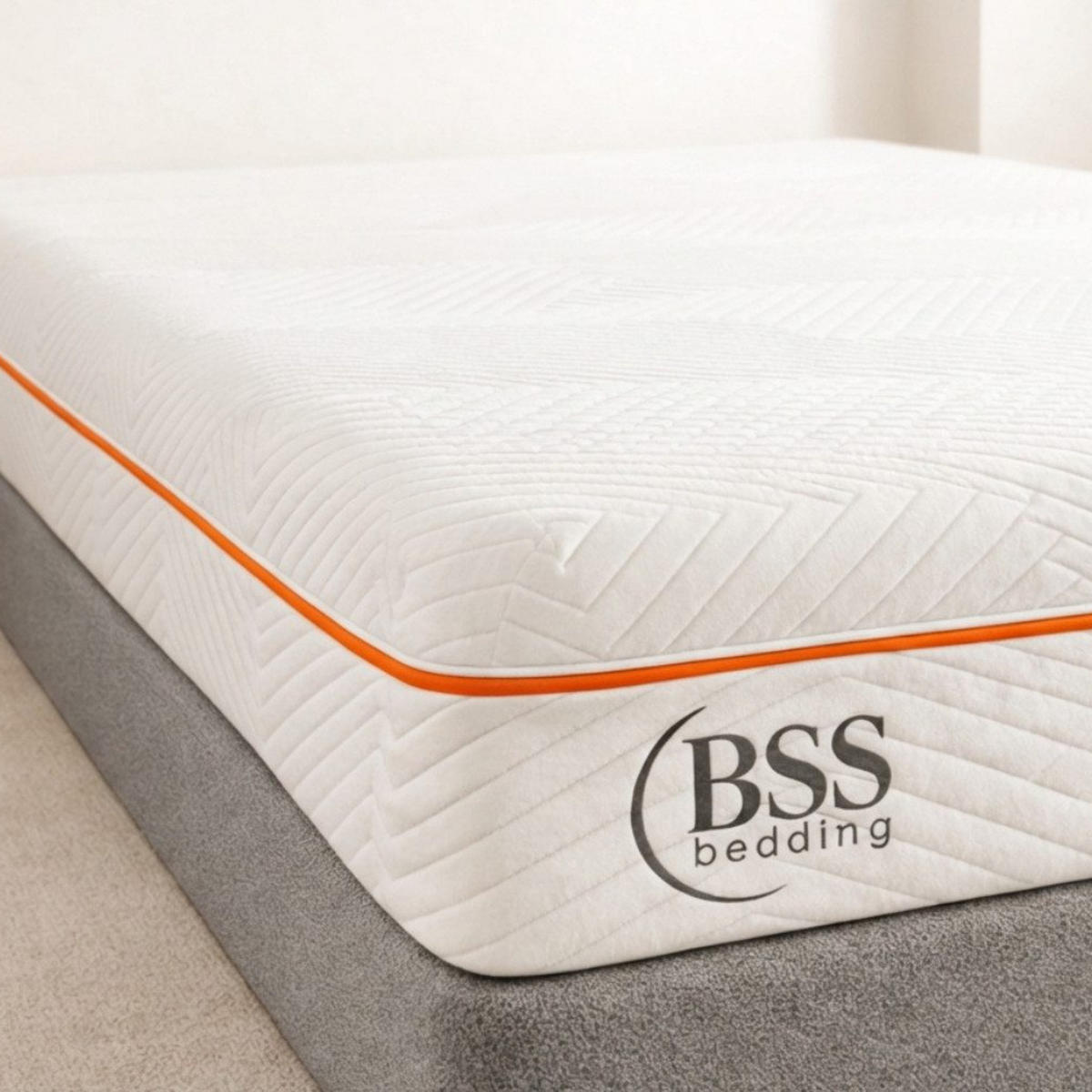 KALTSCHAUMMATRATZE ELITE VISCO ,90x200 cm, Höhe ca.: 22 cm, Wendematratze mit unterschiedlichen Härtegraden, H2 + H3 = mittel + fest, 7-Zonen - Weiß, Textil (90/200cm) - Gowoll