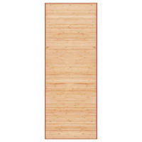 TEPPICH Rechteckig 80/200 cm aus Bambus Braun - Braun, Naturmaterialen/Holz (80/200cm) - vidaXL